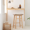 【免運/免組裝】西力特原木吧台椅(63cm)_3