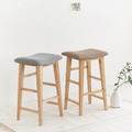 【免運/免組裝】西力特原木吧台椅(63cm)_1