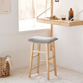 【免運/免組裝】西力特原木吧台椅(63cm)_5