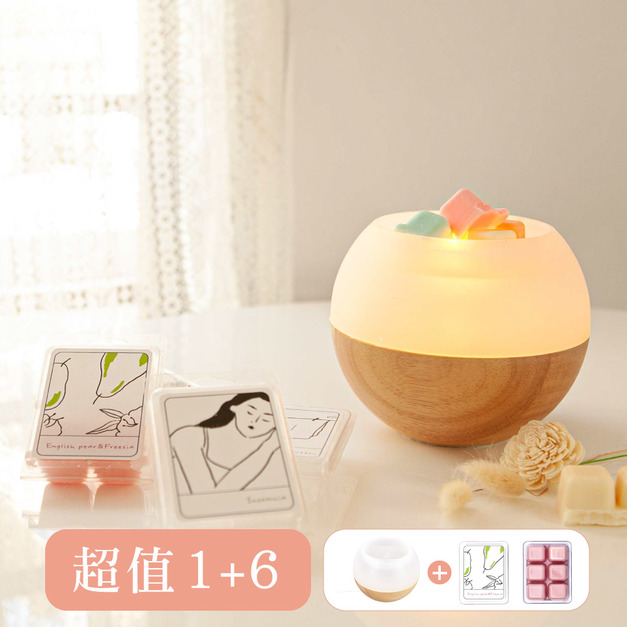 [1+6]調香融蠟夜燈(含蠟塊)