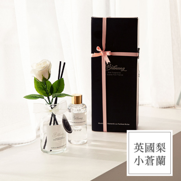 擴香花藝禮盒200ml-英國梨小蒼蘭