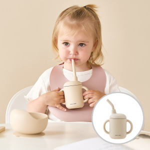 韓國寶寶餐具-矽膠兒童水杯