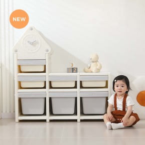 時鐘塔兒童收納櫃