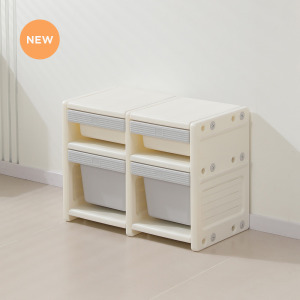 時鐘塔兒童收納櫃 -2入組合櫃