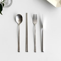 韓國304不銹鋼主餐套組餐具-星光銀_2