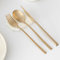 韓國304不銹鋼主餐套組餐具-香檳金_5