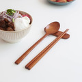 韓系天然實木筷子-4雙_1