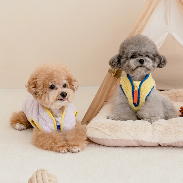 刷毛滾邊拉鍊外套 XL 粉