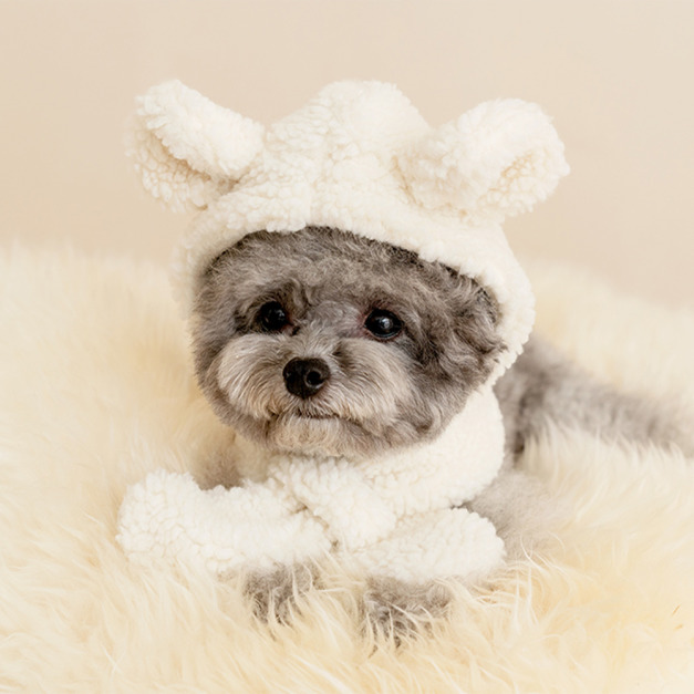 肯尼韓系狗狗連帽圍巾 M