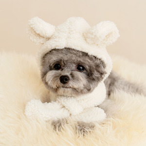 肯尼韓系狗狗連帽圍巾 M