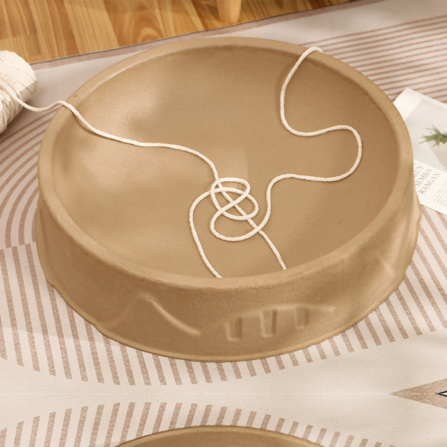 圓形蛋塔盆貓咪紙窩