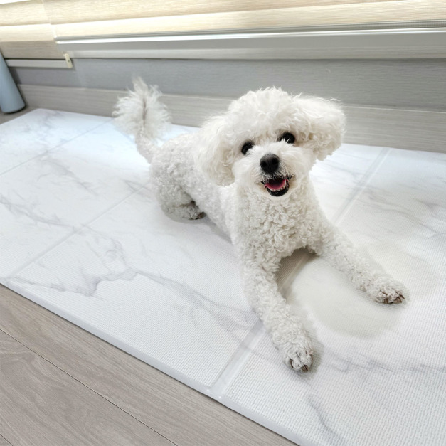 韓國寵物折疊地墊 雪白大理石