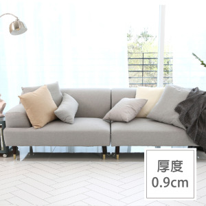 韓國兒童遊戲捲墊/地墊200x135-純白磚紋