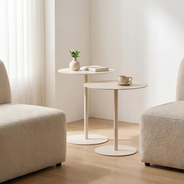 波爾沃鐵質圓形小茶几