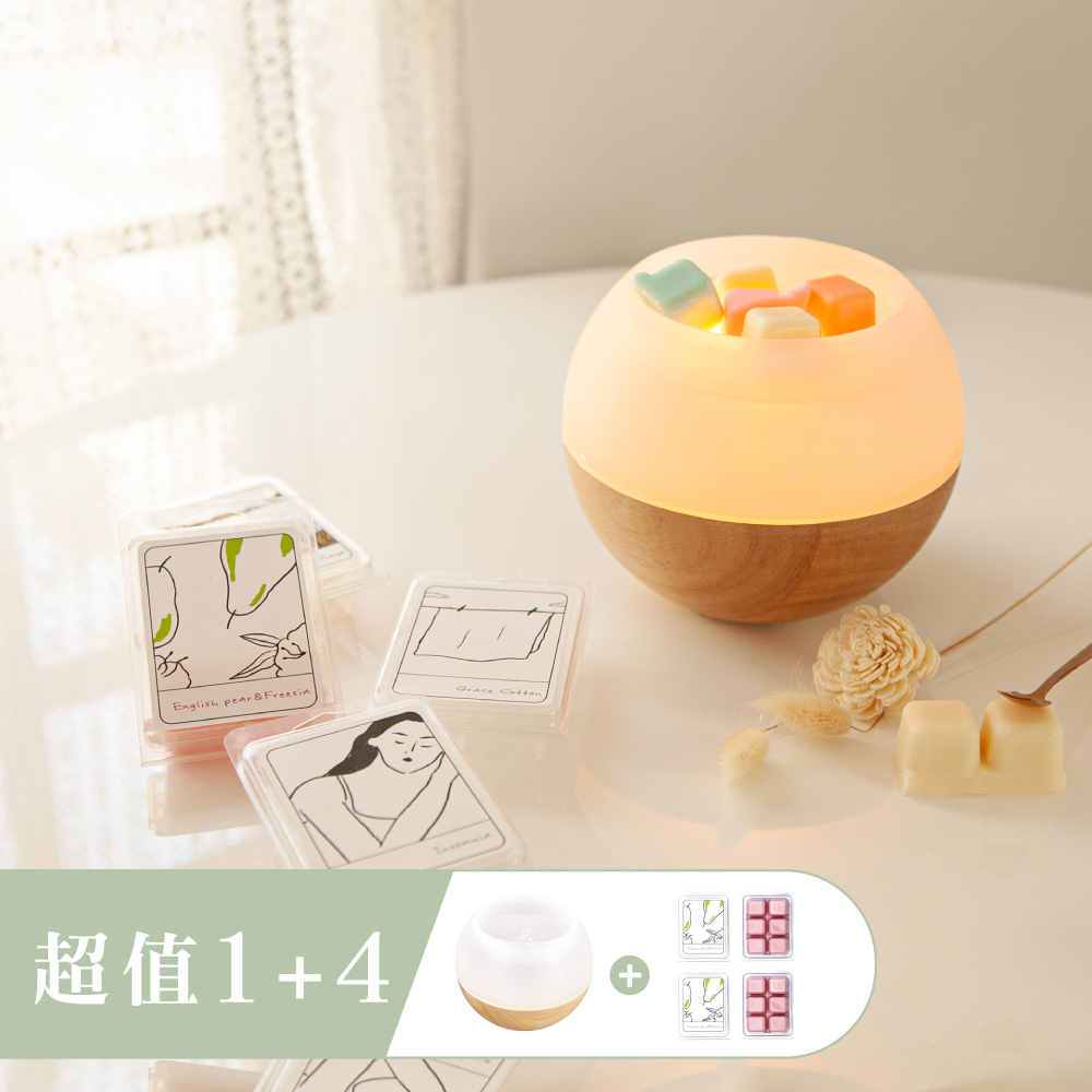 [1+4]調香融蠟夜燈(含蠟塊)
