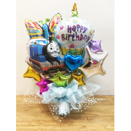 生日小火车|手作气球盆