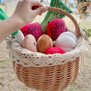 文青竹編喜糖籃