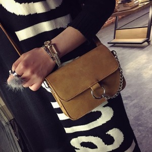 復古扣環郵差包-DoubleBear