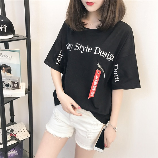 紅標英字短袖上衣-DoubleBear