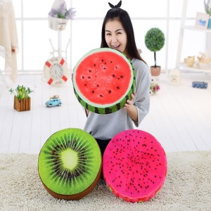 水果剖面可愛坐墊-DoubleBear