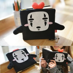 立體可愛絨毛手工筆記本-DoubleBear