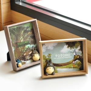 龍貓立體木質相框-DoubleBear