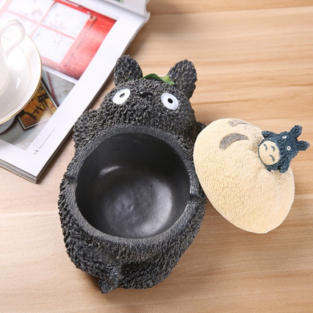 圓肚肚龍貓菸灰缸-DoubleBear