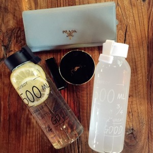 500ML標示質感水杯(附袋子)-DoubleBear