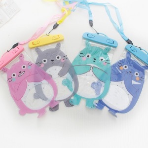 Q版龍貓防水手機袋