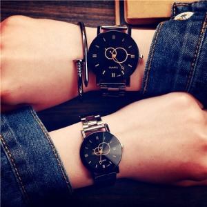 幾何雙環鋼帶手錶-DoubleBear