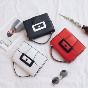 時尚撞色小方包-DoubleBear