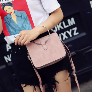 韓國大圈環肩背手提兩用包-DoubleBear