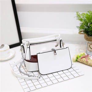 韓系透視果凍子母包-DoubleBear