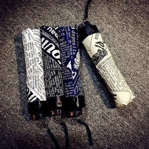 英倫復古滿版抗UV摺疊傘-DoubleBear