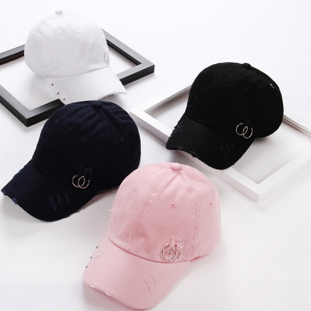 刷破雙扣環潮流老帽-DoubleBear