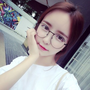 韓國橢圓金屬細框眼鏡-DoubleBear