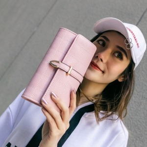 韓版格紋兩用手拿包-DoubleBear