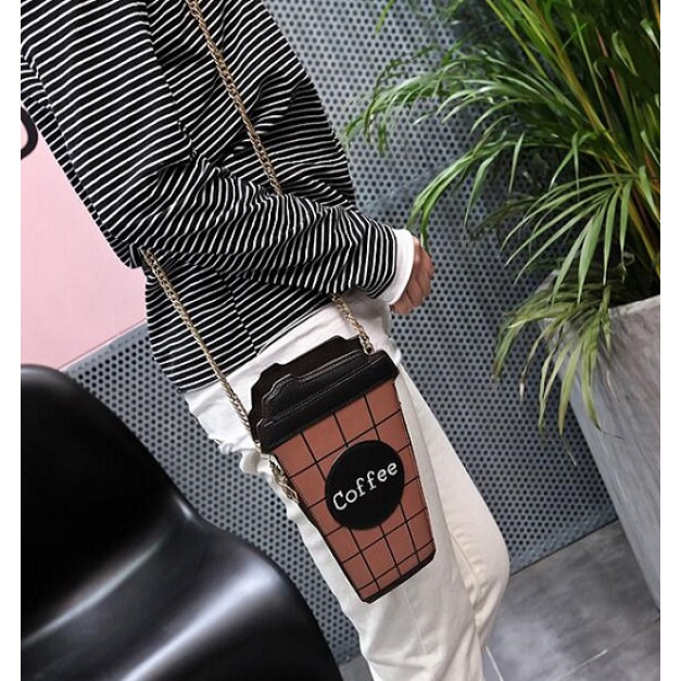 咖啡照型手機包-Double Bear