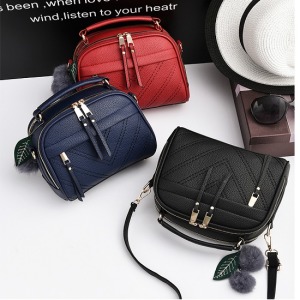 純色凱利手提包-Double Bear