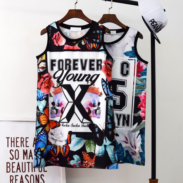 閨蜜款花花韓風球衣-DoubleBear