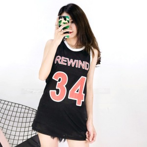 34號網狀嘻哈球衣-DoubleBear