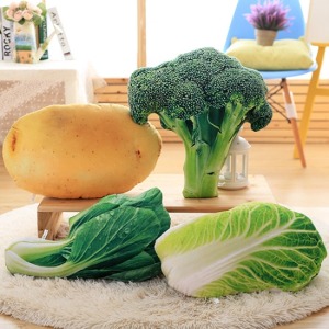 仿真蔬菜創意抱枕-DoubleBear