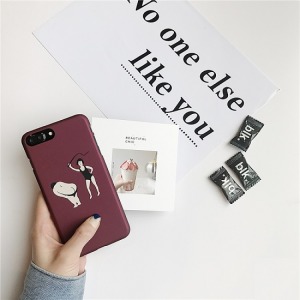 女王抽打僕人磨砂手機殼-DoubleBear