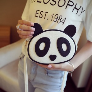熊貓造型小肩包-DoubleBear