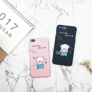 堅強可愛小豬手機殼-DoubleBear