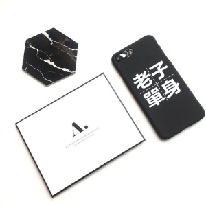 老子單身文字手機硬殼-DoubleBear