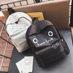 日版印花旅行雙肩包-DoubleBear