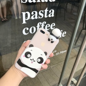 翹鬍子小熊手機殼-DoubleBear