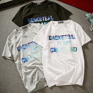 籃球是我女友霸氣渲染短T-DoubleBear