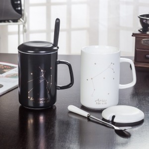 十二星座情侶馬克杯-DoubleBear